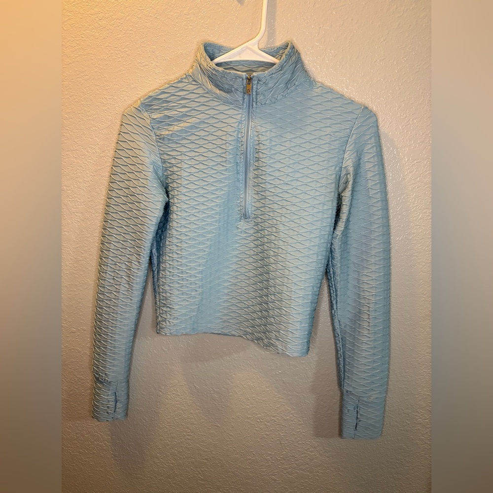 BuffBunny Cropped 1/2 zip